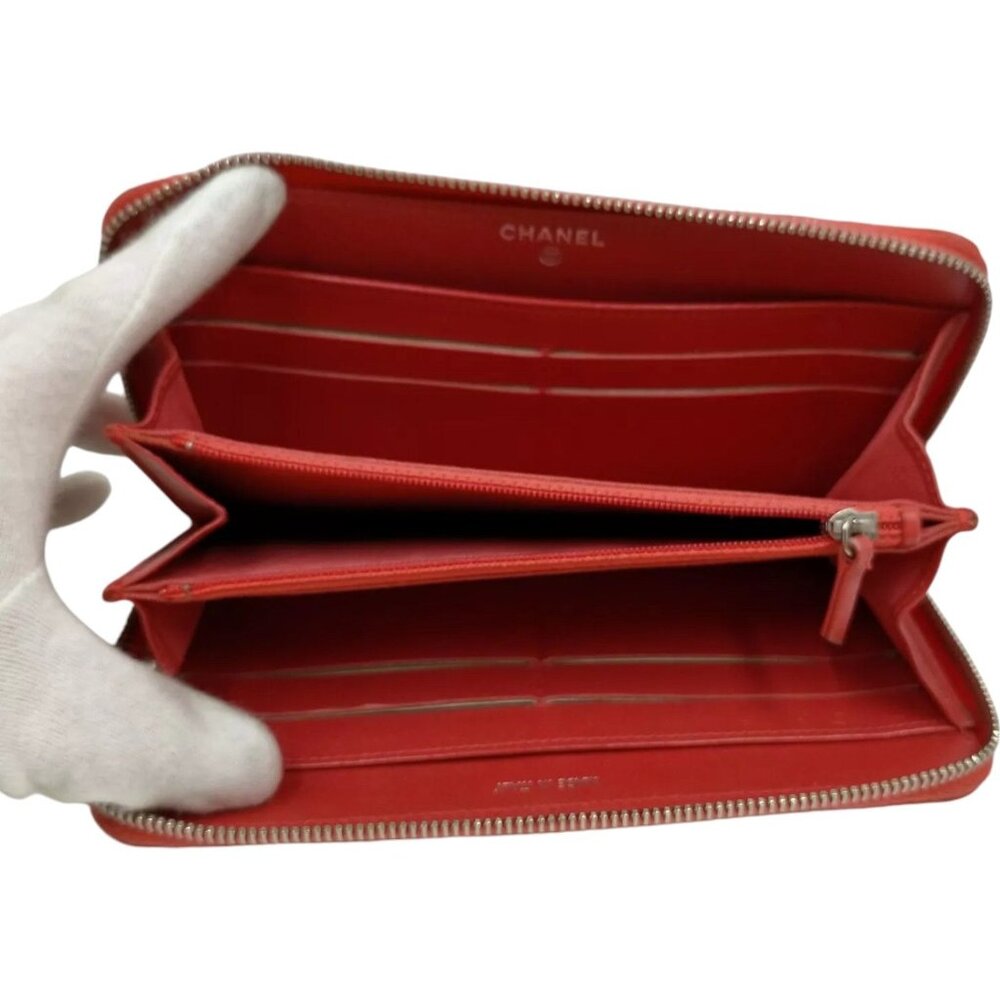 910296AY (X4) Chanel Wallet Long Pink Enamel - Picture 4 of 10